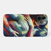 恋人の抱擁ai油絵を描スタイル Case-Mate iPhoneケース (裏面(横))
