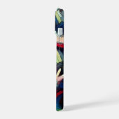 恋人の抱擁ai油絵を描スタイル iPhone 15ケース (左側面)