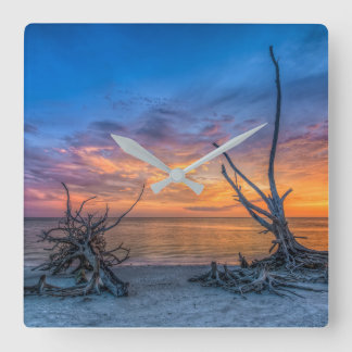 恋人の木 スクエア壁時計