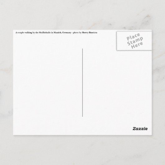 恋人の歩くこと ポストカード (裏面)