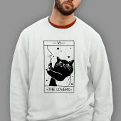 恋人の猫タロットカード Tシャツ