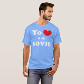 恋人の男の子 スペイン語の彼氏 愛 友達 Tシャツ (正面フル)