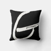 恋人の白黒Gフレンド クッション (裏面)