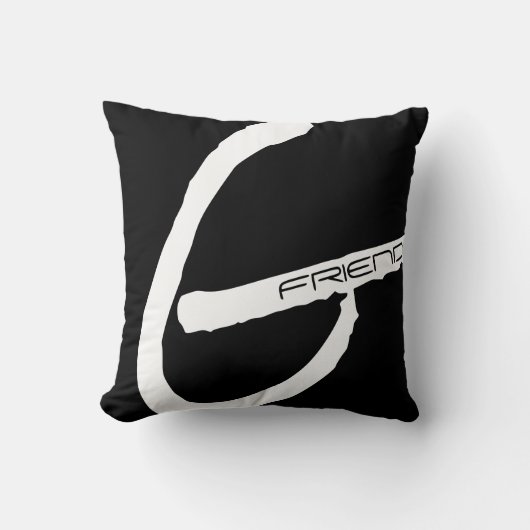 恋人の白黒Gフレンド クッション (正面)