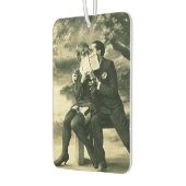 恋人の秘密セクシーヴィンテージピンアップカップル愛 カーエアーフレッシュナー (左)