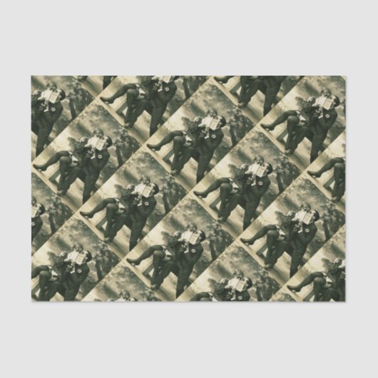 恋人の秘密セクシーヴィンテージピンアップカップル愛 薄葉紙 (正面)