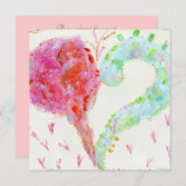 恋人の誕生のお知らせ 案内状 (正面/裏面)