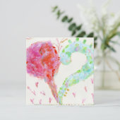 恋人の誕生のお知らせ 案内状 (スタンド正面)