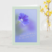恋人の誕生日カードペチュニア カード (黄色い花)