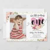 恋人の誕生日パーティーの招待状 招待状 (正面)