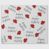 恋人の誕生日 ラッピングペーパー (フラット)