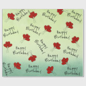 恋人の誕生日 ラッピングペーパー (フラット)