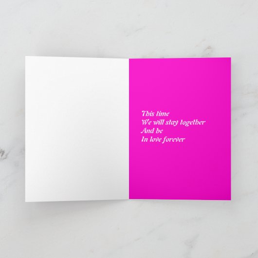 恋人の謝罪 カード (内部)