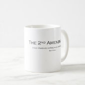恋人の銃所有者のギフトの第2修正の共和党員を撃って下さい コーヒーマグカップ (正面右)