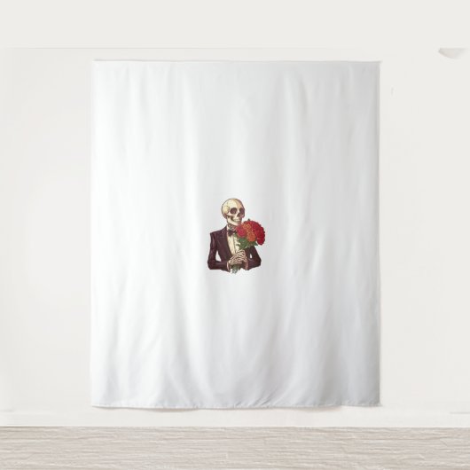 恋人の骨 – ロマンおもしろいティスケルトン タペストリー (正面)