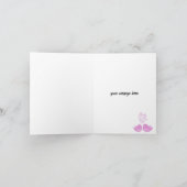 恋人の鳥バレンタインデーのカード シーズンカード (内部)