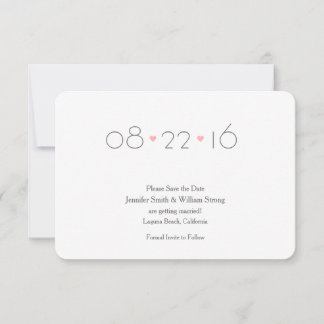 (恋人の) 結婚式の日程予告 セーブザデート