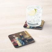 恋人のTiff 1872年(パネルの油) コースター (右側)