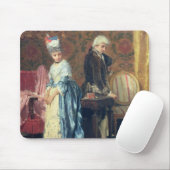 恋人のTiff 1872年(パネルの油) マウスパッド (マウス)