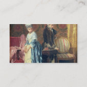 恋人のTiff 1872年(パネルの油) 名刺 (裏面)