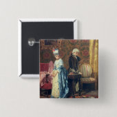 恋人のTiff 1872年(パネルの油) 缶バッジ (正面&裏面)