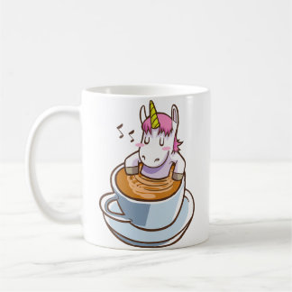 恋人へのコーヒーカップギフトの可愛いユニコーン 魔法の コーヒーマグカップ