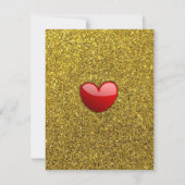 恋人へのバラ カード (裏面)