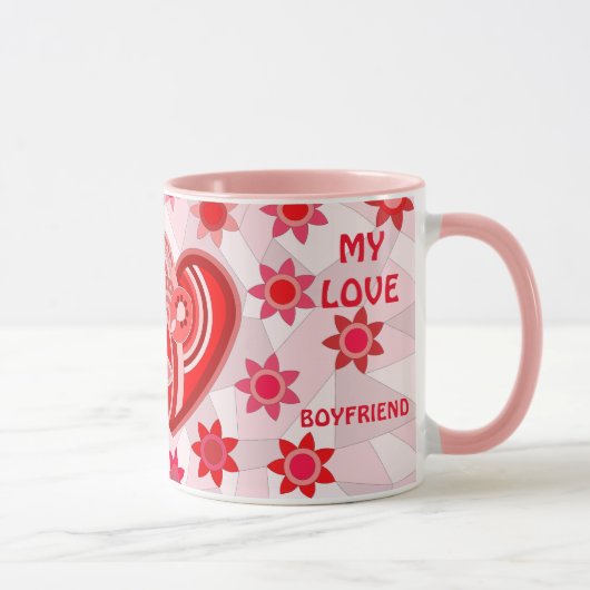 恋人へのプレゼントに最適なLOVEマグ マグカップ (右)