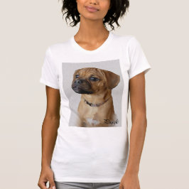 恋人への贈り物をパグル Tシャツ