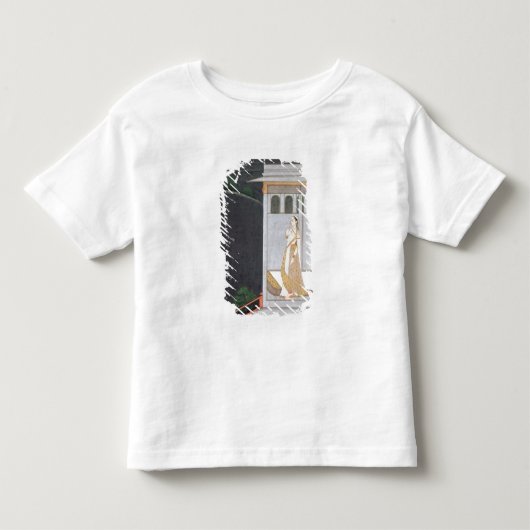 恋人を待っている女性 トドラーTシャツ (正面)