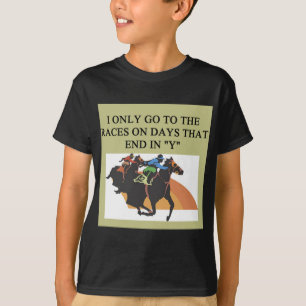 恋人を競争させているサラブレッド Tシャツ