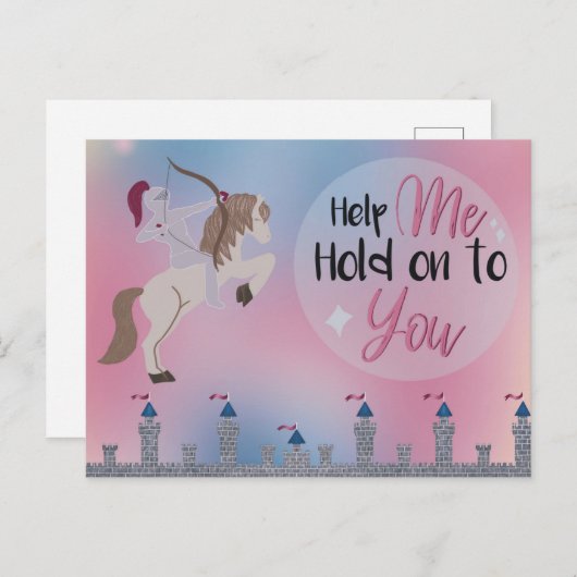 恋人アルバムはがき:アーチャー ポストカード (正面/裏面)