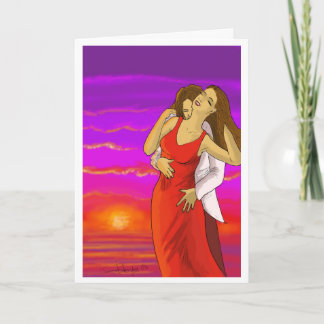 恋人スペインの向けバレンタインカード シーズンカード