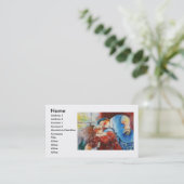 恋人ダンスビジネスカード 名刺 (スタンド正面)