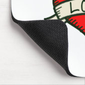 恋人ハート図形スケッチ マウスパッド (コーナー)