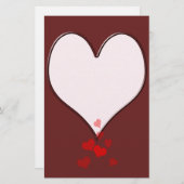 恋人ラブレター 便箋 (正面/裏面)