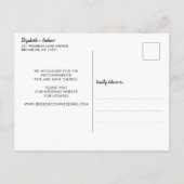 『恋人以上』新型コロナで結婚式延期 案内ポストカード (裏面)