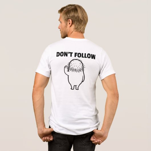 恋人募集中 トライブレンドTシャツ (裏面全面)