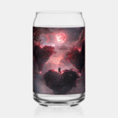 恋人同士が絡み合う ガラス缶 (正面)