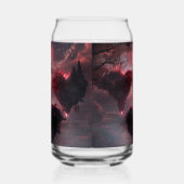 恋人同士が絡み合う ガラス缶 (右)