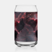 恋人同士が絡み合う ガラス缶 (左)