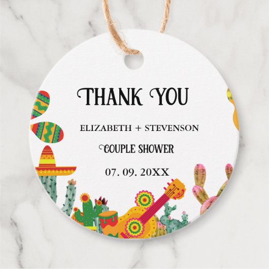 恋人同士のシャワー感謝していは フェイバータグ (正面)