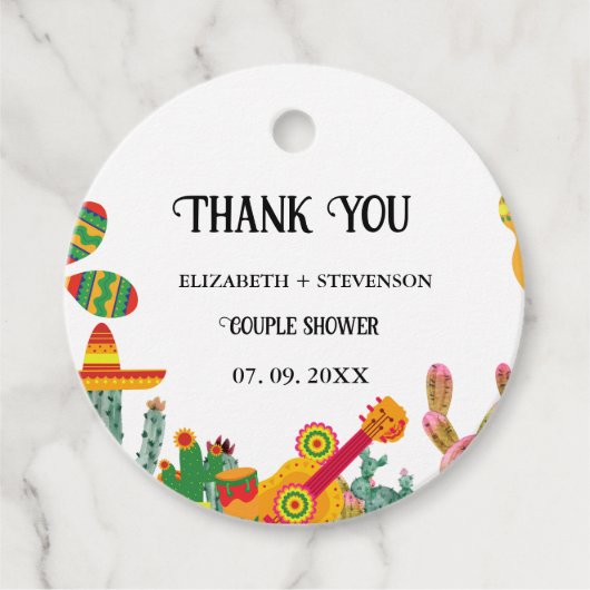 恋人同士のシャワー感謝していは フェイバータグ (正面)