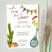 恋人同士のタコのシャワーメキシコのフェスタ 招待状
