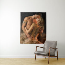 恋人同士の出会い タペストリー