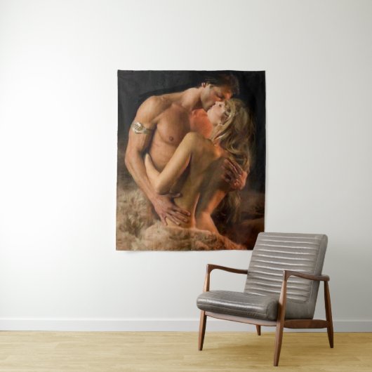 恋人同士の出会い タペストリー (インサイチュ)