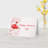 恋人向けのバレンタイン·カート カード (黄色い花)