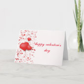 恋人向けのバレンタイン·カート カード (正面)