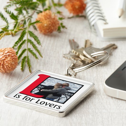 恋人向けL キーホルダー (側面)