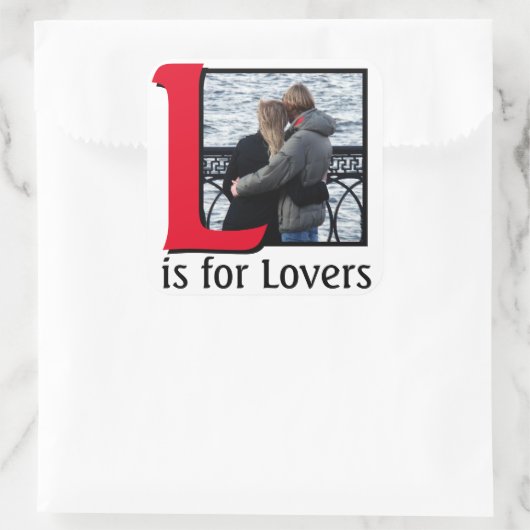 恋人向けL スクエアシール (バッグ)